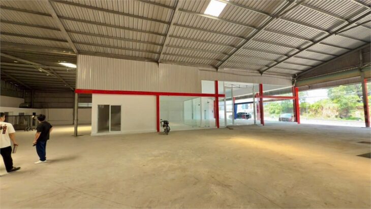 XT632 Kho, Showroom với mặt tiền rộng 52m cho thuê ổn định lâu dài, khung thép kiên cố