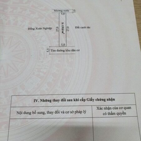 CHÍNH CHỦ CẦN BÁN LÔ ĐẤT THỔ CƯ Tại ĐƯỜNG TRẦN BÁ LƯƠNG, DƯƠNG KINH, HẢI PHÒNG