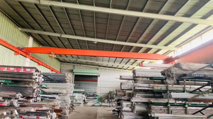 XT640 cho thuê xưởng sản xuất khung thép tiền chế, phù hợp SX cơ khí chế tạo máy