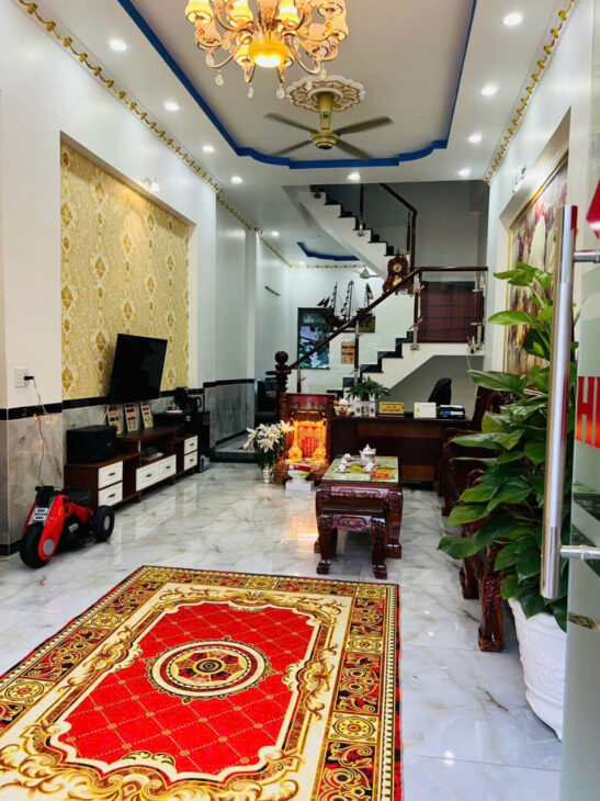 60M² GIÁ 4.55 TỶ (~75.8TR/M²) – NHÀ 3 TẦNG TRỤC CHÍNH KDC PHÚ HỒNG ĐẠT, THUẬN AN