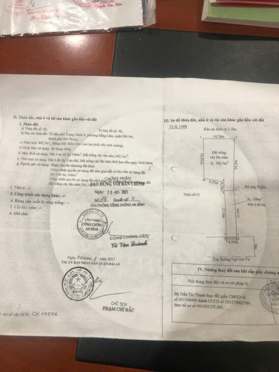 Bán nhà số 709 Ngô Gia Tự, tổng diện tích 505m giá chỉ 26.5 tỷ có thỏa thuận