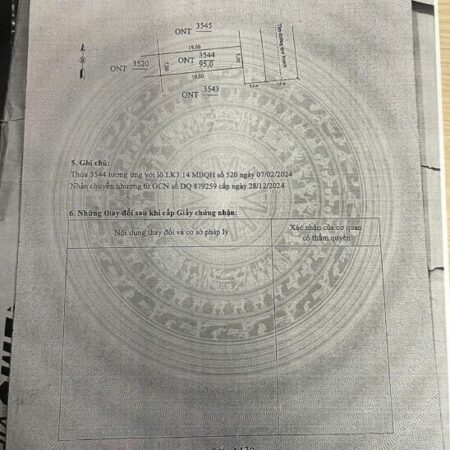 HOT HOT HOT – CHÍNH CHỦ CẦN BÁN LK3 Lô 14 Mặt Bằng 520 Rừng Thông, TP. Thanh Hóa, Tỉnh Thanh Hóa.