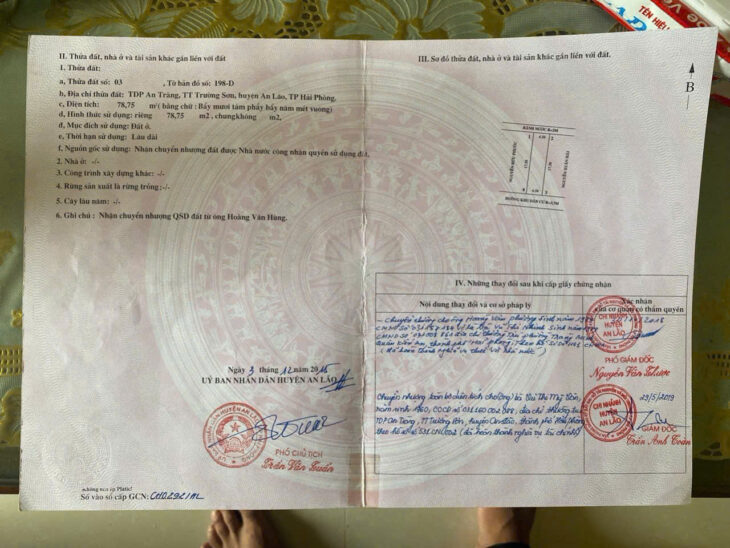 NHÀ ĐẸP – GIÁ TỐT –CẦN BÁN NHÀ Tại Thị Trấn Trường Sơn, An Lão Hải Phòng