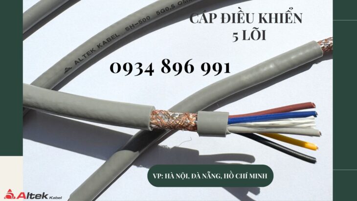 Cáp Tín Hiệu Chống Nhiễu 5 X 1.0 Mm2 Quảng Nam, Quảng Ngãi, Quảng Bình Cáp Tín Hiệu Chống Nhiễu 5 X 1.0 Mm2 Quảng Nam, Quảng Ngãi, Quảng Bình