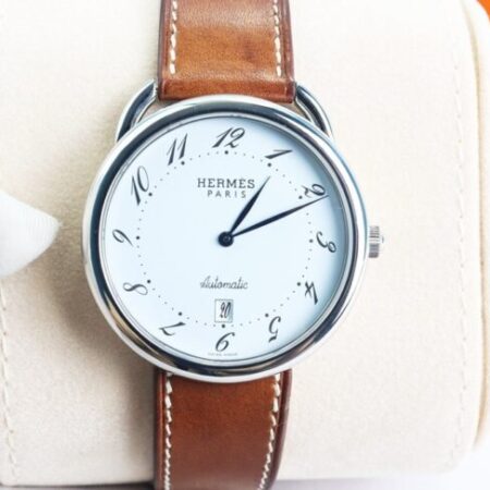 ĐH Nam : Hermes Arceau AR4.810 Automatic, Kim Nung xanh số học trò fullbox. ĐH Nam : Hermes Arceau AR4.810 Automatic, Kim Nung xanh số học trò fullbox.