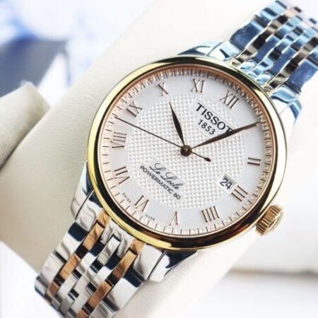 ĐH Nam Tissot Le Locle T006.407.22.033 .00 Powermatic 80 Demi Vàng Hồng, Lướt fullbox