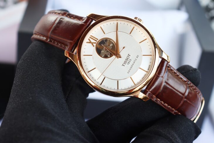 Tissot Tradition Open Heart T063.907.36.038 .00 – Powermatic 80 – Size 40mm fullbox