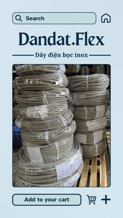 Dây Điện Bọc Inox, Dây Điện Bọc Lưới Inox 304, Dây Điện Luồn Cáp Chống Nhiễu, Đan Lưới Inox Dây Điện Bọc Inox, Dây Điện Bọc Lưới Inox 304, Dây Điện Luồn Cáp Chống Nhiễu, Đan Lưới Inox