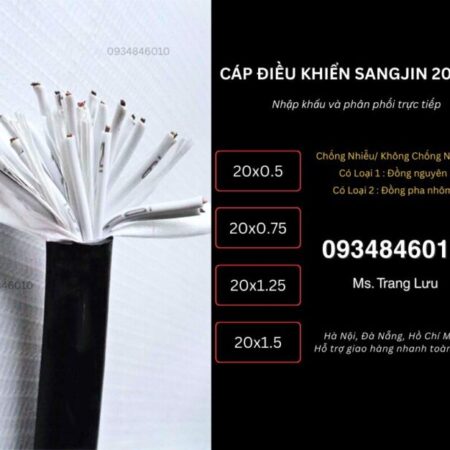Cáp RVVP/ CXV 20×0.5/20×0.75/20×1.25/20×1.5 Hà Nội, Đà Nẵng, HCM Cáp RVVP/ CXV 20×0.5/20×0.75/20×1.25/20×1.5 Hà Nội, Đà Nẵng, HCM