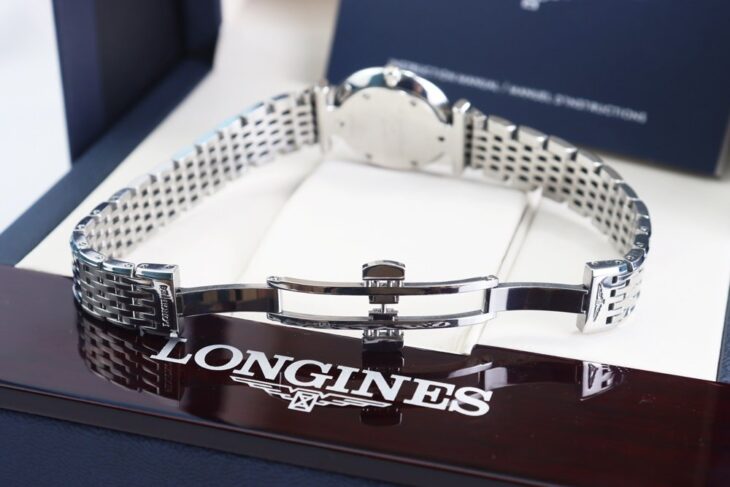 ĐH Nữ : Longines La Grande L4.209.4.87.6 mặt Xà Cừ, cọc số Kim Cương Size 24mm fullbox