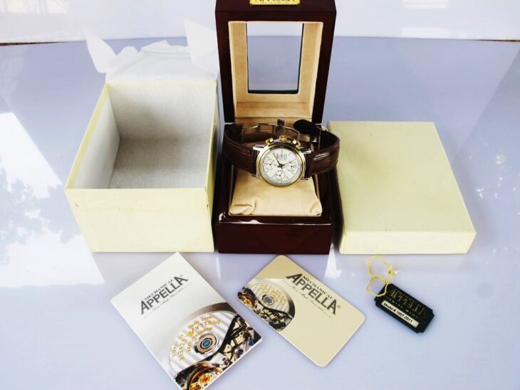 ĐH Nam Appella Limited Edition Automatic – 6 Kim Chronograph – Size 38mm / Fullbox