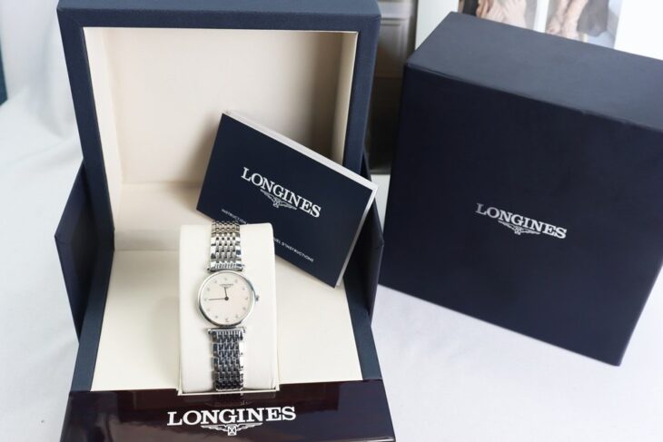 ĐH Nữ : Longines La Grande L4.209.4.87.6 mặt Xà Cừ, cọc số Kim Cương Size 24mm fullbox
