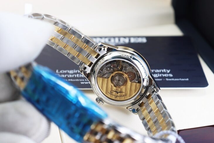 ĐH Nữ Longines Flagship L4.274.3.27.7 Automatic Demi Vàng Kim Cương Mới 100% Fullbox.