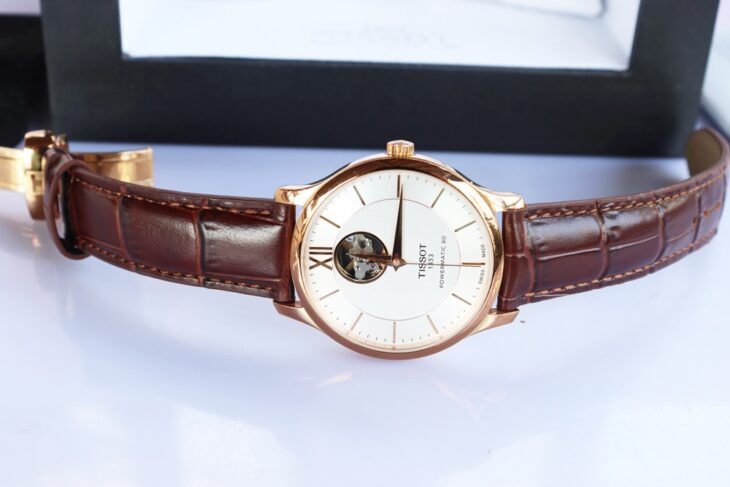 Tissot Tradition Open Heart T063.907.36.038 .00 – Powermatic 80 – Size 40mm fullbox