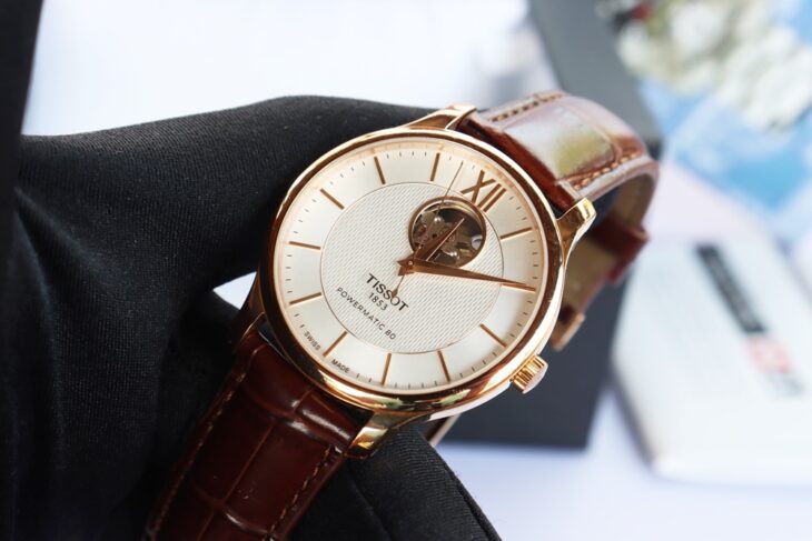 Tissot Tradition Open Heart T063.907.36.038 .00 – Powermatic 80 – Size 40mm fullbox