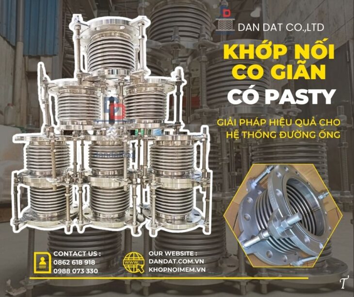 Khớp nối giãn nở/ Khớp nối bù trừ giãn nở/ Khớp nối giãn nở kim loại/ Bù trừ giãn nở nhiệt inox