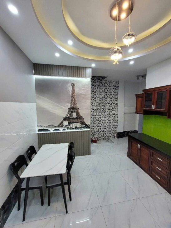 D1691 ⚡️ Giảm 200tr! Nhà Bùi Quang Là Gò Vấp, SHR, Nở hậu, HXT, 4 tầng, 4x17m, 11.x tỷ