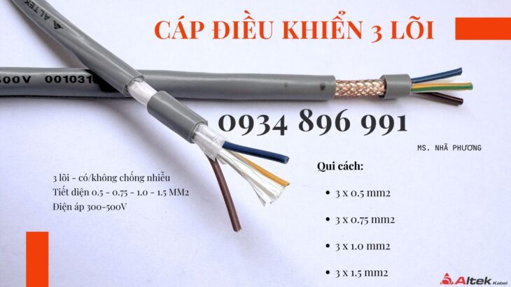 CÁP TÍN HIỆU CHỐNG NHIỄU 3 LÕI QUẢNG BÌNH, QUẢNG NAM, QUẢNG NGÃI CÁP TÍN HIỆU CHỐNG NHIỄU 3 LÕI QUẢNG BÌNH, QUẢNG NAM, QUẢNG NGÃI