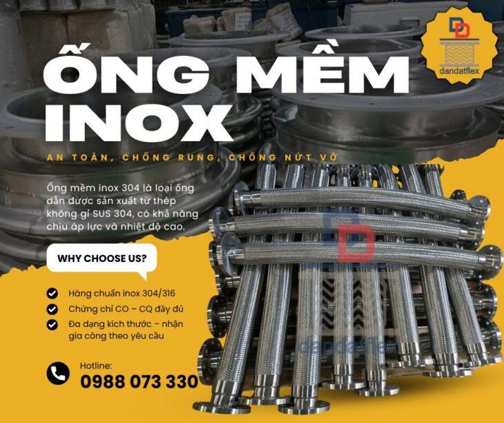 ỐNG MỀM INOX 316 – AN TOÀN, CHỐNG RUNG, CHỐNG NỨT VỠ & BÁO GIÁ MỚI NHẤT 2016