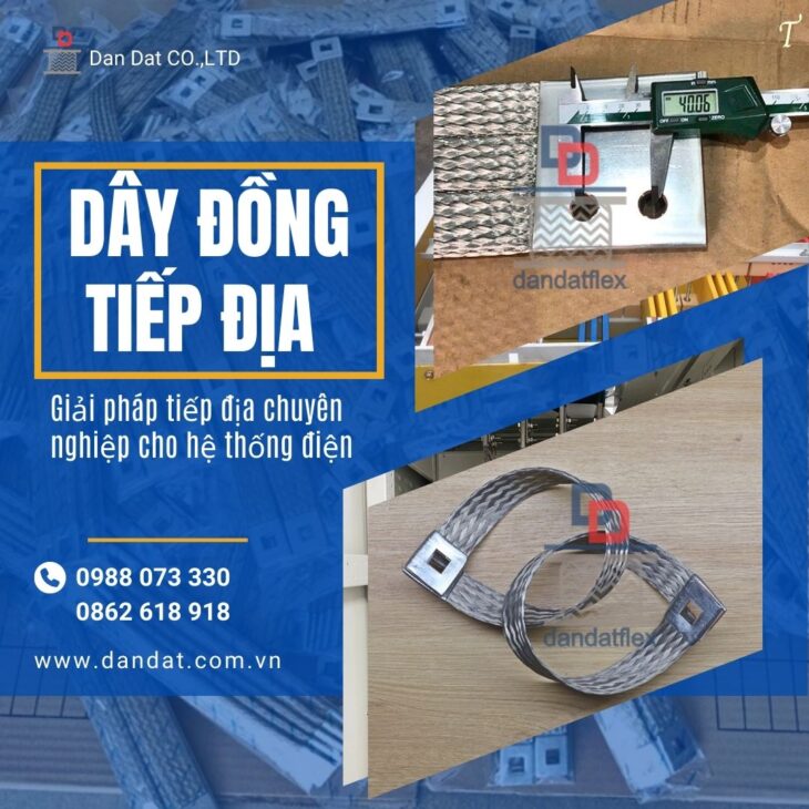 Dây đồng bện/ Dây đồng bện tiếp địa/ Dây đồng bện tiếp địa cáp ngầm/ Dây đồng bện theo cuộn