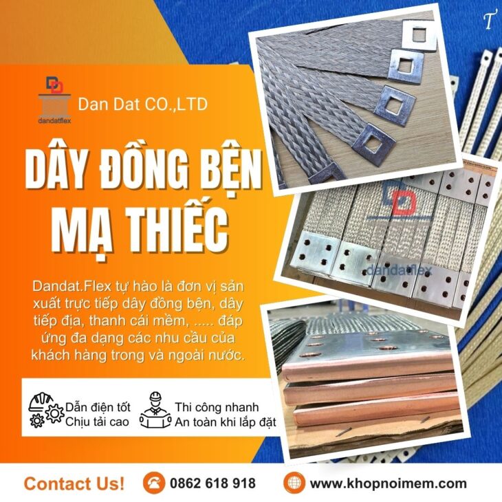 Dây đồng bện/ Dây đồng bện tiếp địa/ Dây đồng bện tiếp địa cáp ngầm/ Dây đồng bện theo cuộn