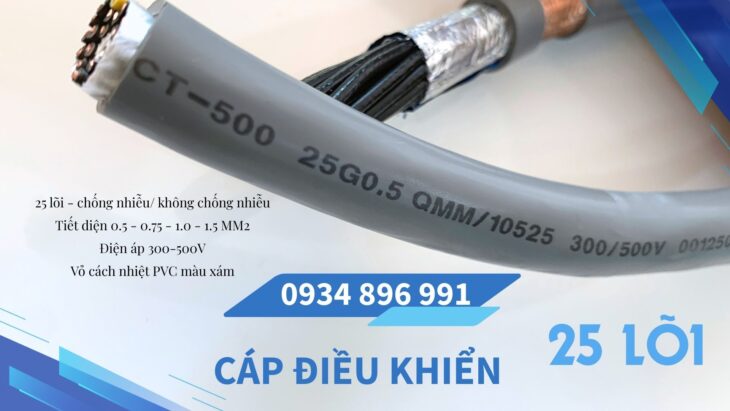 Cáp Điều Khiển 25×0.5 Altek Kabel CT-500 Nghệ An, Quảng Bình, Hà Tĩnh