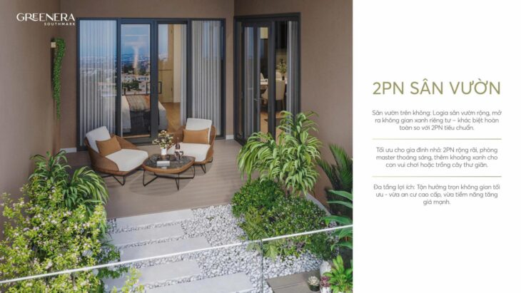 Xuất hiện Căn hộ 3 PN sân vườn cực kỳ đẳng cấp cách Giải Phóng chỉ hơn 2 km với 15m2 sân vườn, duy