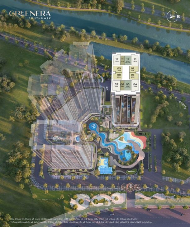 Greenera Southmark – 486 Ngọc Hồi cạnh dự án khu liên hợp Vinhomes Olympic, ck đến 19%