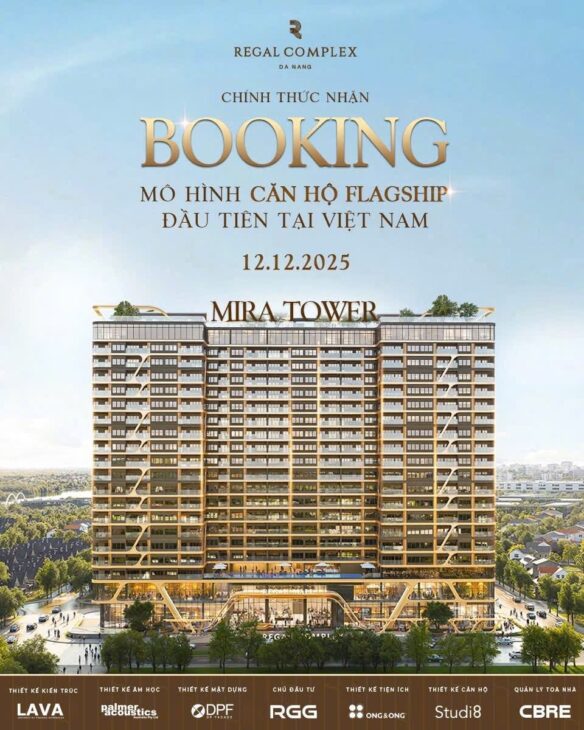 Chính thức nhận Booking toà Mira dự án Regal Complex Đà Nẵng