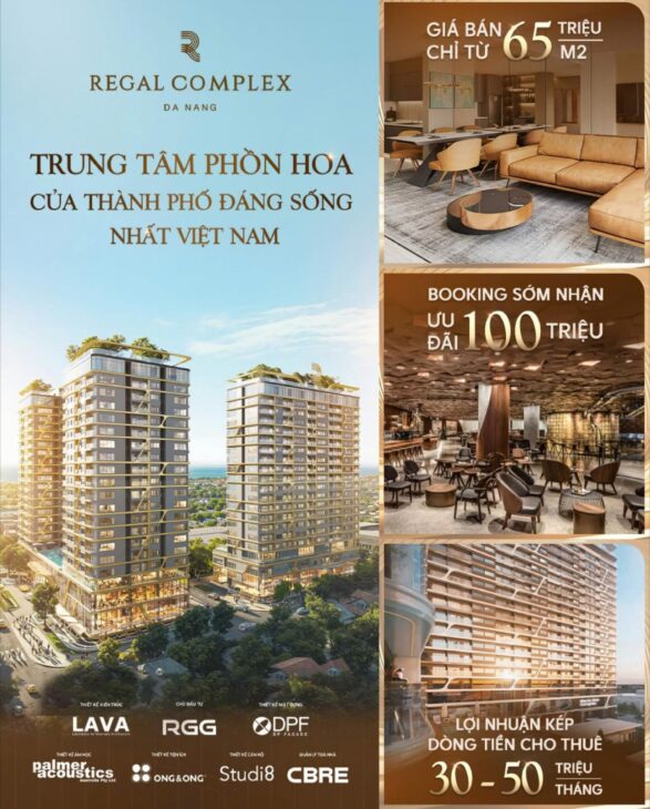 Mở bán căn hộ 6 sao toà Mira – Dự án Regal Complex Đà Nẵng