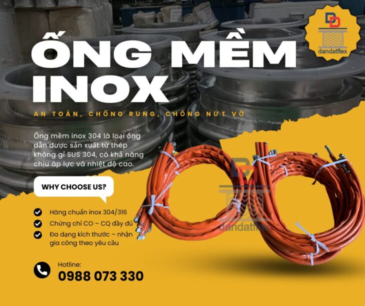 ỐNG MỀM INOX 316 – AN TOÀN, CHỐNG RUNG, CHỐNG NỨT VỠ & BÁO GIÁ MỚI NHẤT 2016