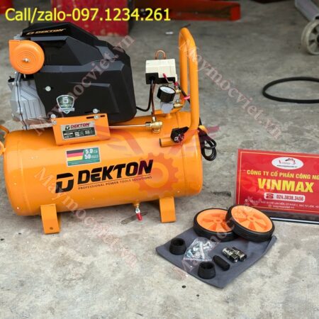 Máy nén khí Dekton 5Hp 50L DK50LT không dầu giá rẻ Máy nén khí Dekton 5Hp 50L DK50LT không dầu giá rẻ