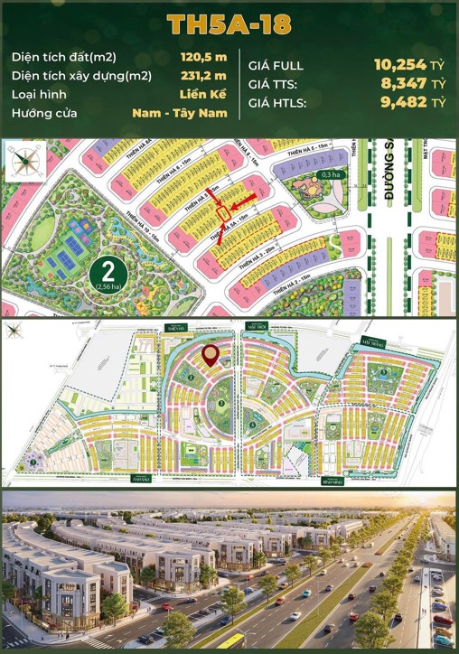 🌟 LIỀN KỀ 4 TẦNG – TH5A-18 PHÂN KHU THIÊN HÀ – VINHOMES GOLDEN CITY