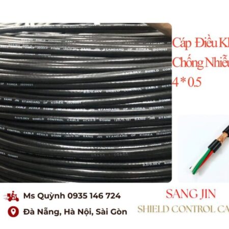Cáp sangjin 4 sài gòn 4×0.5, 4×0.75, 4×2.5 , 4×1.25 Cáp sangjin 4 sài gòn 4×0.5, 4×0.75, 4×2.5 , 4×1.25