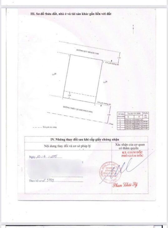 ĐẤT BIỆT THỰ MẶT TIỀN ĐƯỜNG TRIỆU QUANG PHỤC — BẮC NHA TRANG.