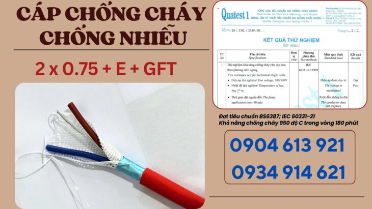 Cáp Chống Cháy Chống Nhiễu 2×1.5+E+GFT Altek Kabel