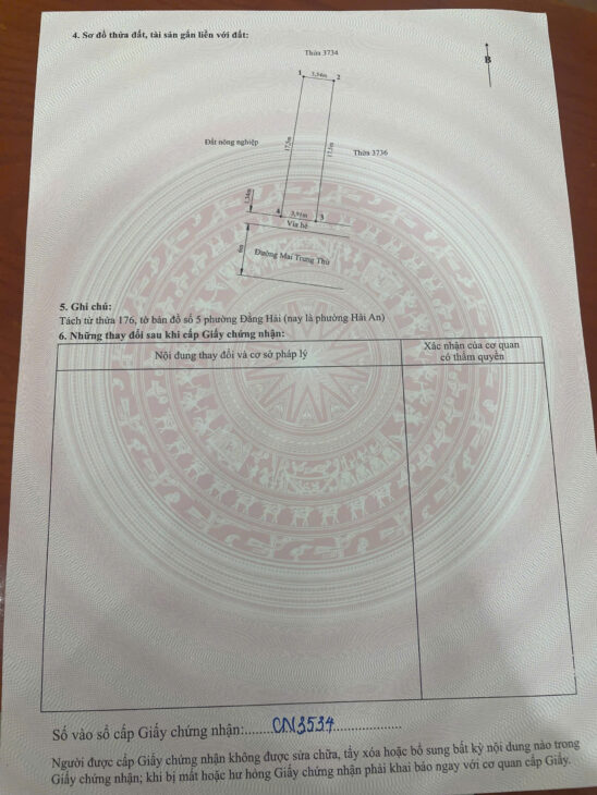 Bán 3 Lô Liền Kề Đất Mặt Đường Mai Trung Thứ – Cạnh TĐC Điểm 3, Đằng Hải, Hải Phòng