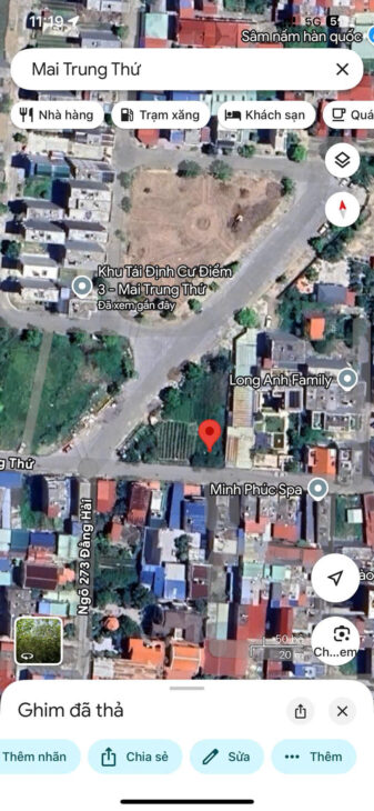 Bán 3 Lô Liền Kề Đất Mặt Đường Mai Trung Thứ – Cạnh TĐC Điểm 3, Đằng Hải, Hải Phòng