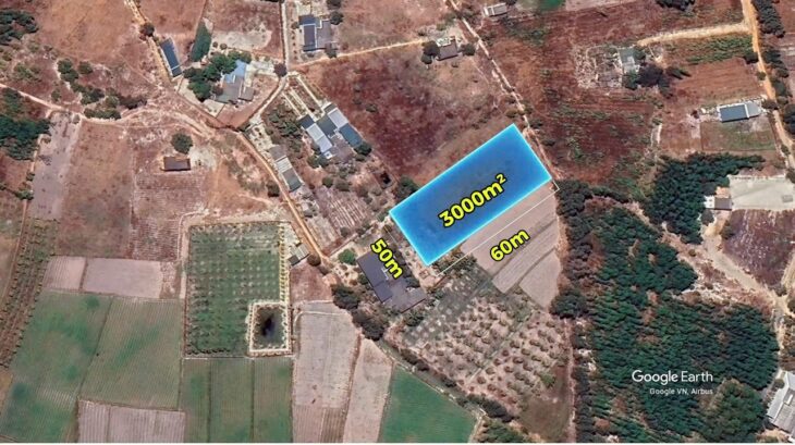 Bán 3000m2 đất gần Biển Cam Bình, LaGi giá rẻ nhất 1.5 tỷ