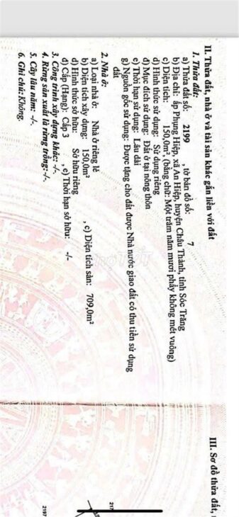 NHÀ YẾN – GIÁ TỐT – CHÍNH CHỦ CẦN BÁN Tại 605, Đường Quốc lộ 60, Xã An Hiệp, Châu Thành, Sóc Trăng