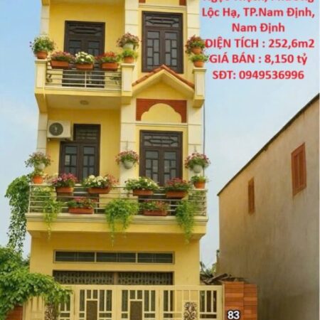 NHÀ ĐẸP – GIÁ TỐT –CẦN BÁN NHÀ MẶT TIỀN số 83 Phạm Ngọc Thạch, Phường Lộc Hạ, TP.Nam Định, Nam Định NHÀ ĐẸP – GIÁ TỐT –CẦN BÁN NHÀ MẶT TIỀN số 83 Phạm Ngọc Thạch, Phường Lộc Hạ, TP.Nam Định, Nam Định