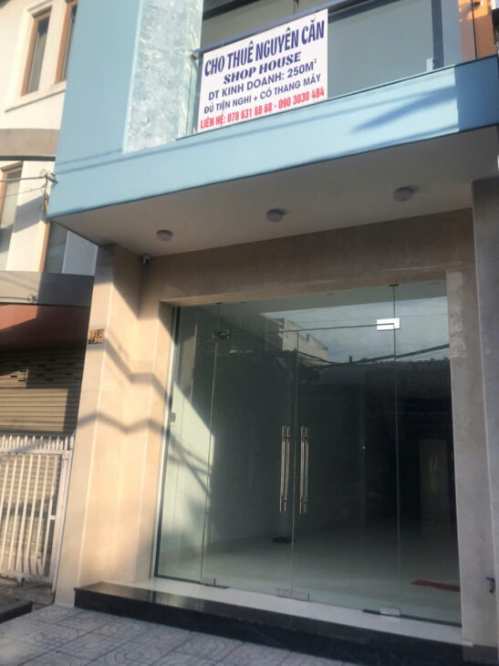 CHO THUÊ NHÀ SHOPHOUSE MẶT TIỀN – TP BIÊN HÒA – ĐỒNG NAI