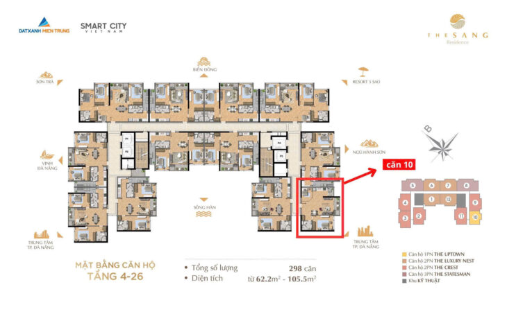 BÁN CĂN HỘ 1PN + ĐỘC QUYỀN TẠI THE SANG RESIDENCE – CƠ HỘI SỞ HỮU LÂU DÀI TẠI TÂM ĐIỂM DU LỊCH ĐÀ