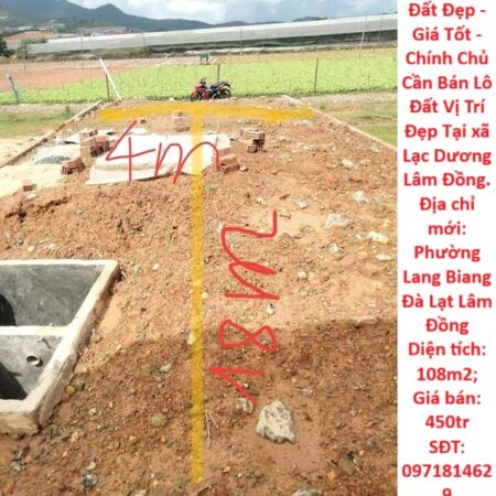 Đất Đẹp – Giá Tốt – Chính Chủ Cần Bán Lô Đất Vị Trí Đẹp Tại xã Lạc Dương Lâm Đồng Đất Đẹp – Giá Tốt – Chính Chủ Cần Bán Lô Đất Vị Trí Đẹp Tại xã Lạc Dương Lâm Đồng