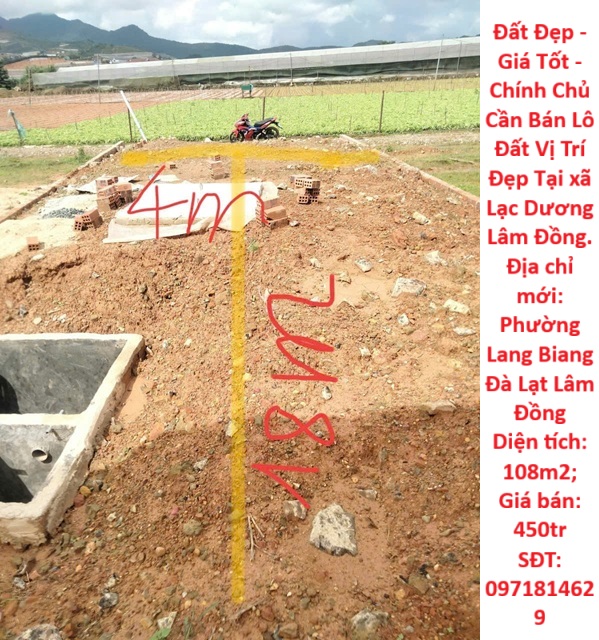Đất Đẹp – Giá Tốt – Chính Chủ Cần Bán Lô Đất Vị Trí Đẹp Tại xã Lạc Dương Lâm Đồng