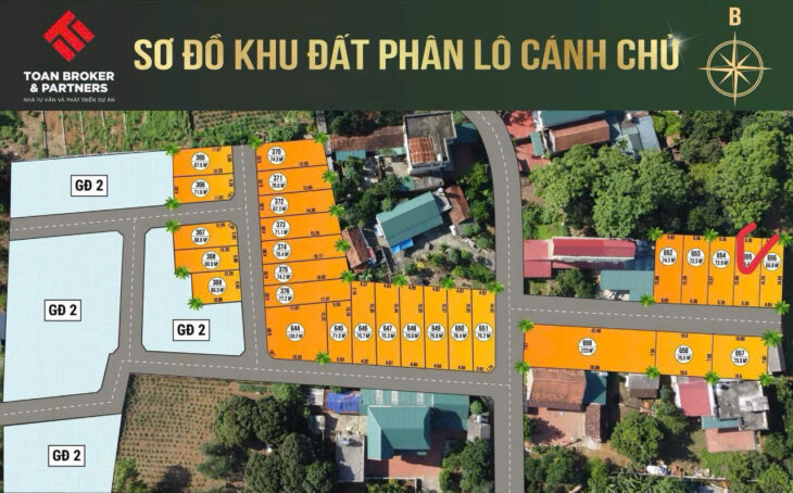 Gia đình có việc gấp muốn bán lô đất 75m ở cánh chủ bình yến giá hai tỷ