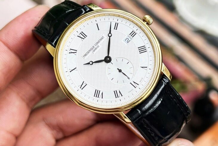 Frederique Constant FC-245M5S5 Classic Slimline Gold – Size 39mm siêu mỏng…