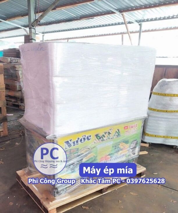 Gửi máy ép mía đi Mỹ