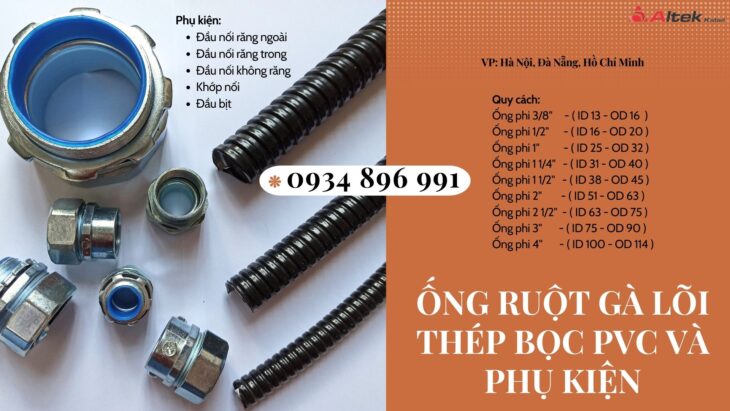 Ống Kẽm Bọc Thép Và Đầu Nối Phi 40 Bình Dương, Cần Thơ, Long An