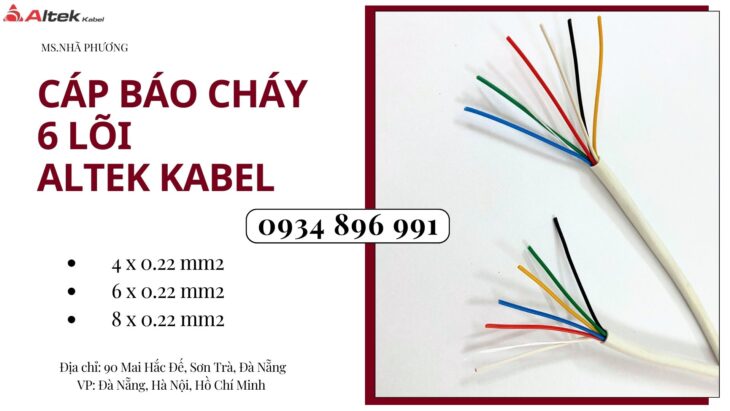 Cáp Báo Cháy 6 Lõi 0.22 Mm2 Sẵn Cần Thơ, Vũng Tàu, Bình Dương Cáp Báo Cháy 6 Lõi 0.22 Mm2 Sẵn Cần Thơ, Vũng Tàu, Bình Dương